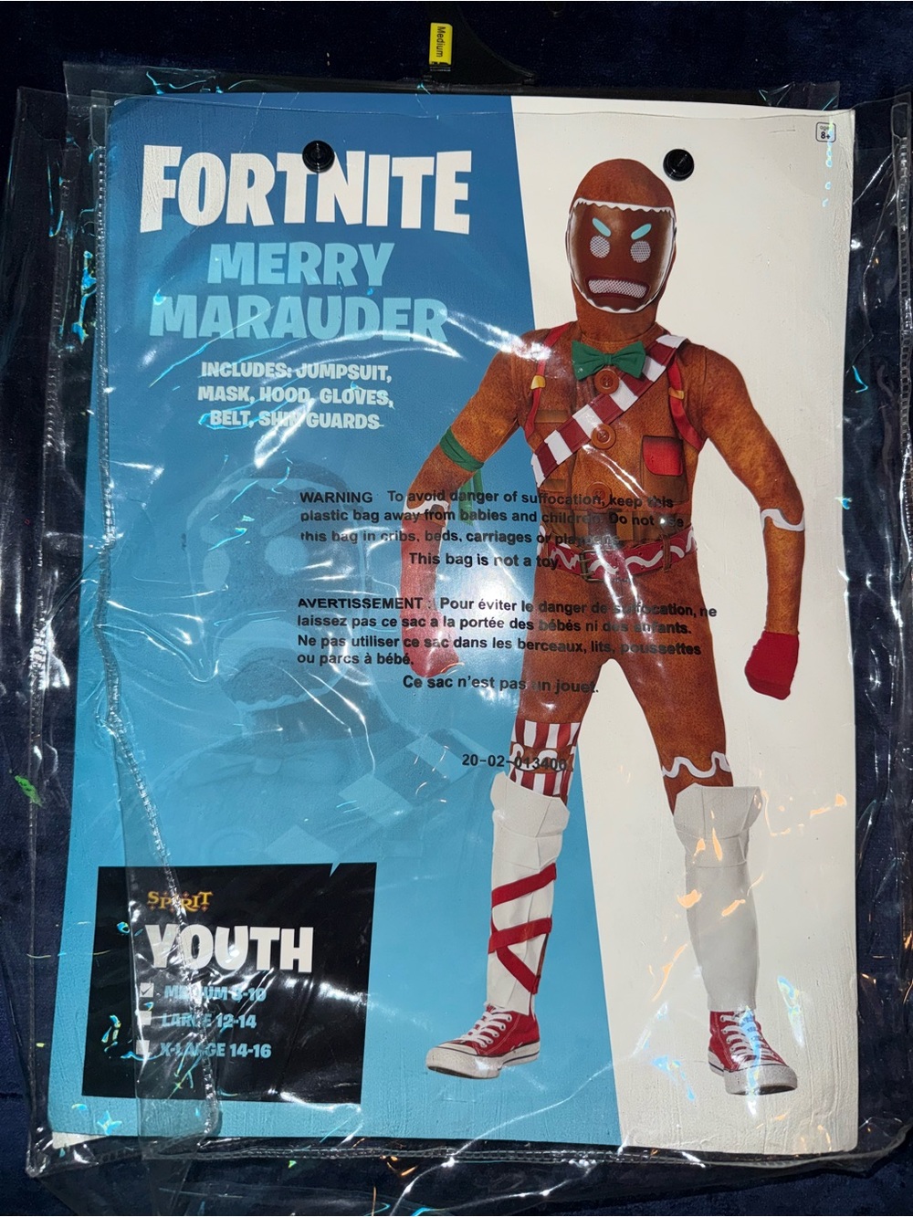 Merry Marauder Kids Costume - Brown Gingerbread Outfit